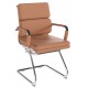 Avanti Medium Back Leather Cantilever Chair